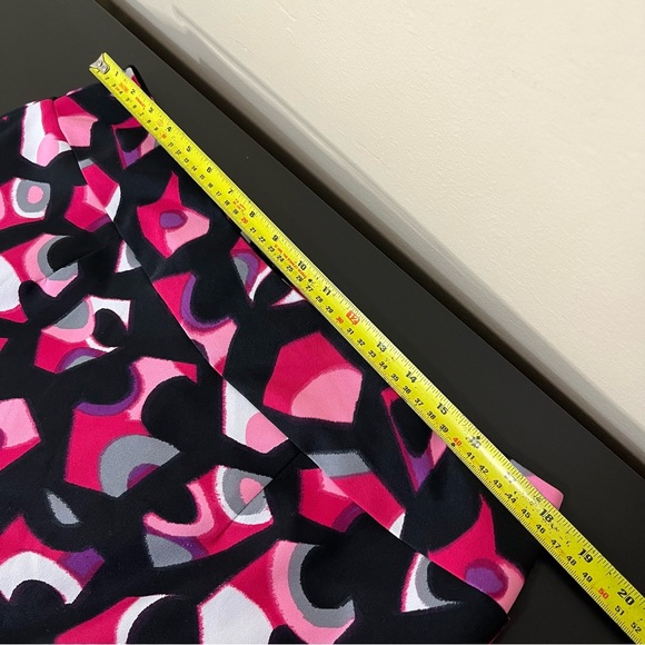 Cato Woman Pink Geometric Shapes Pencil Skirt - Picture 9 of 13